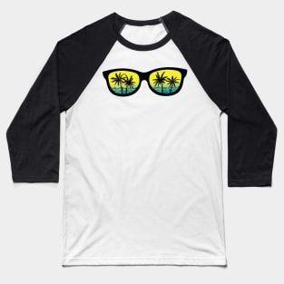 Sea Googles I Travel Trees Beach Glasses Baseball T-Shirt